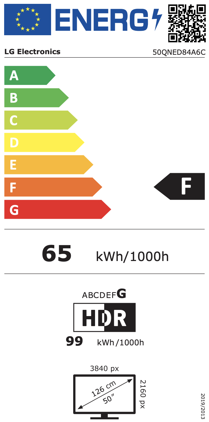LG CE 50QNED84A6C televisie 4K UHD - 50''