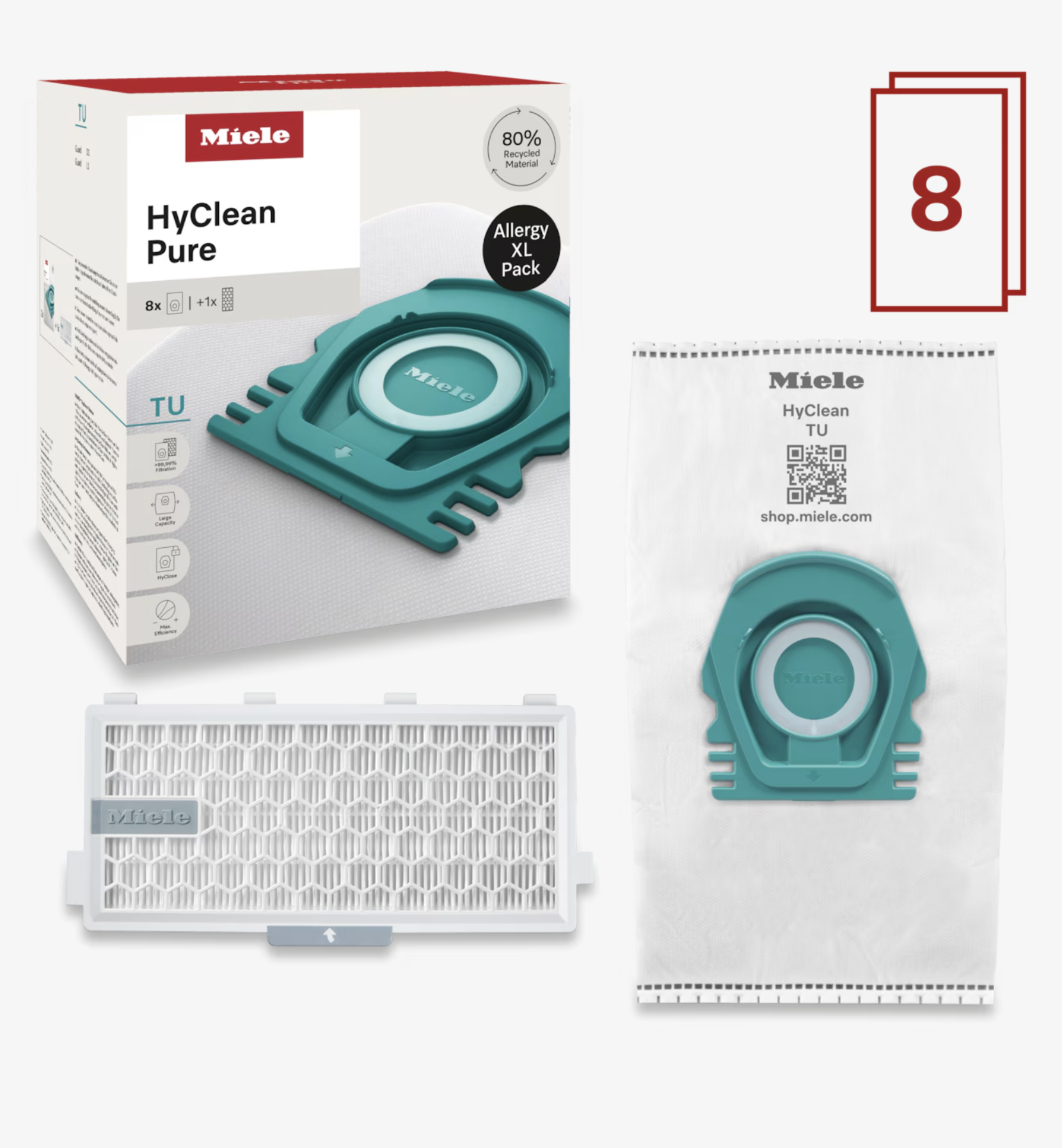 MIELE ALLERGYXLHYCLEANPURETU+HA50