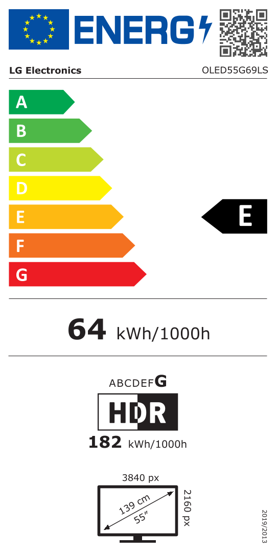 LG OLED55G69LS televisie 4K UHD - 55''