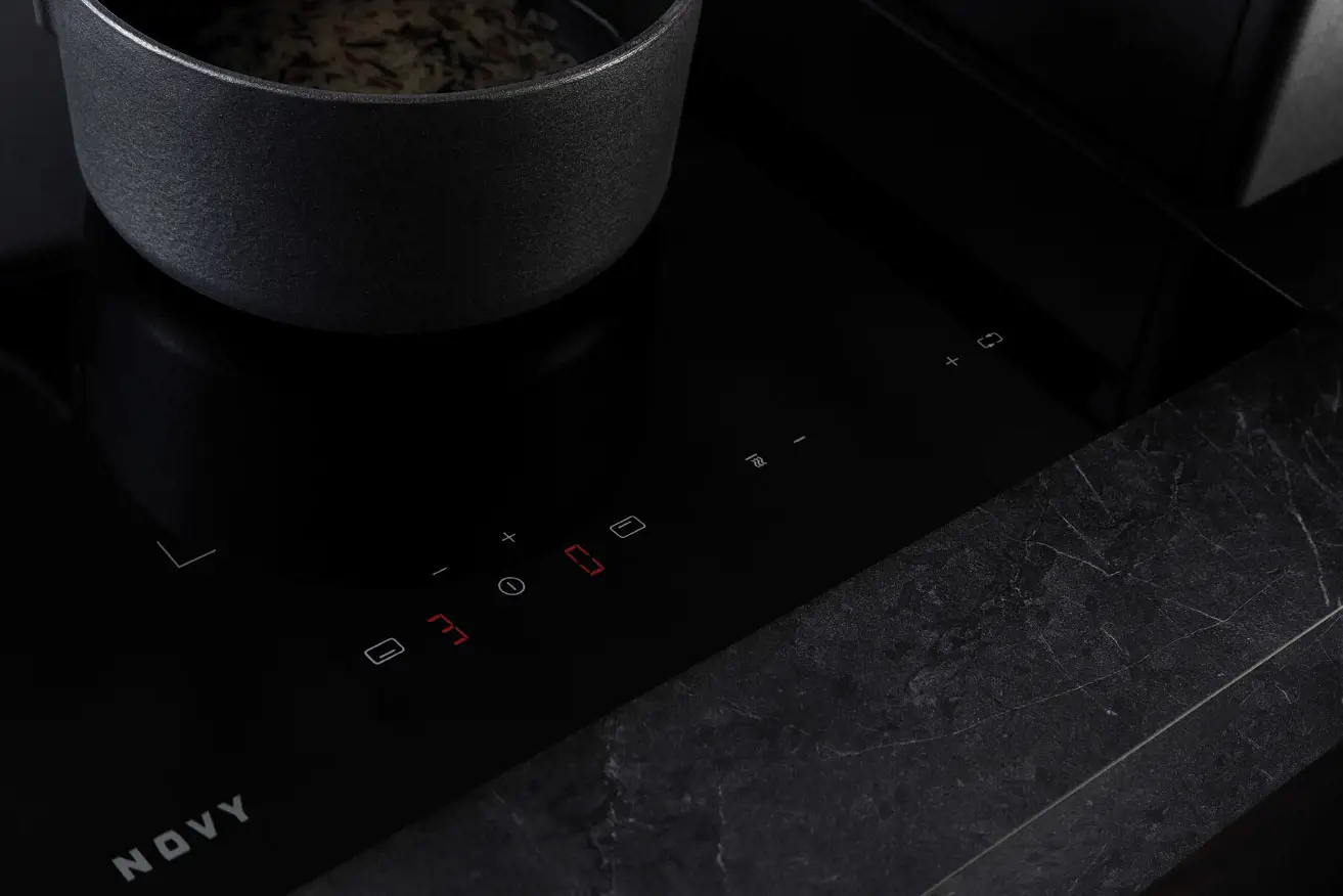 NOVY 40006 kookplaat met afzuiging - 87cm