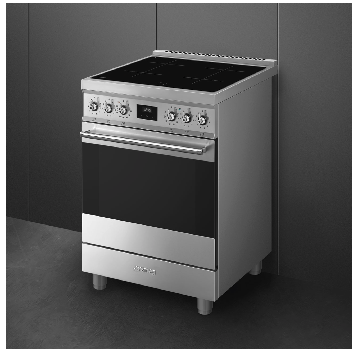 SMEG C6IPXM2 fornuis met inductie kookplaat - 60cm