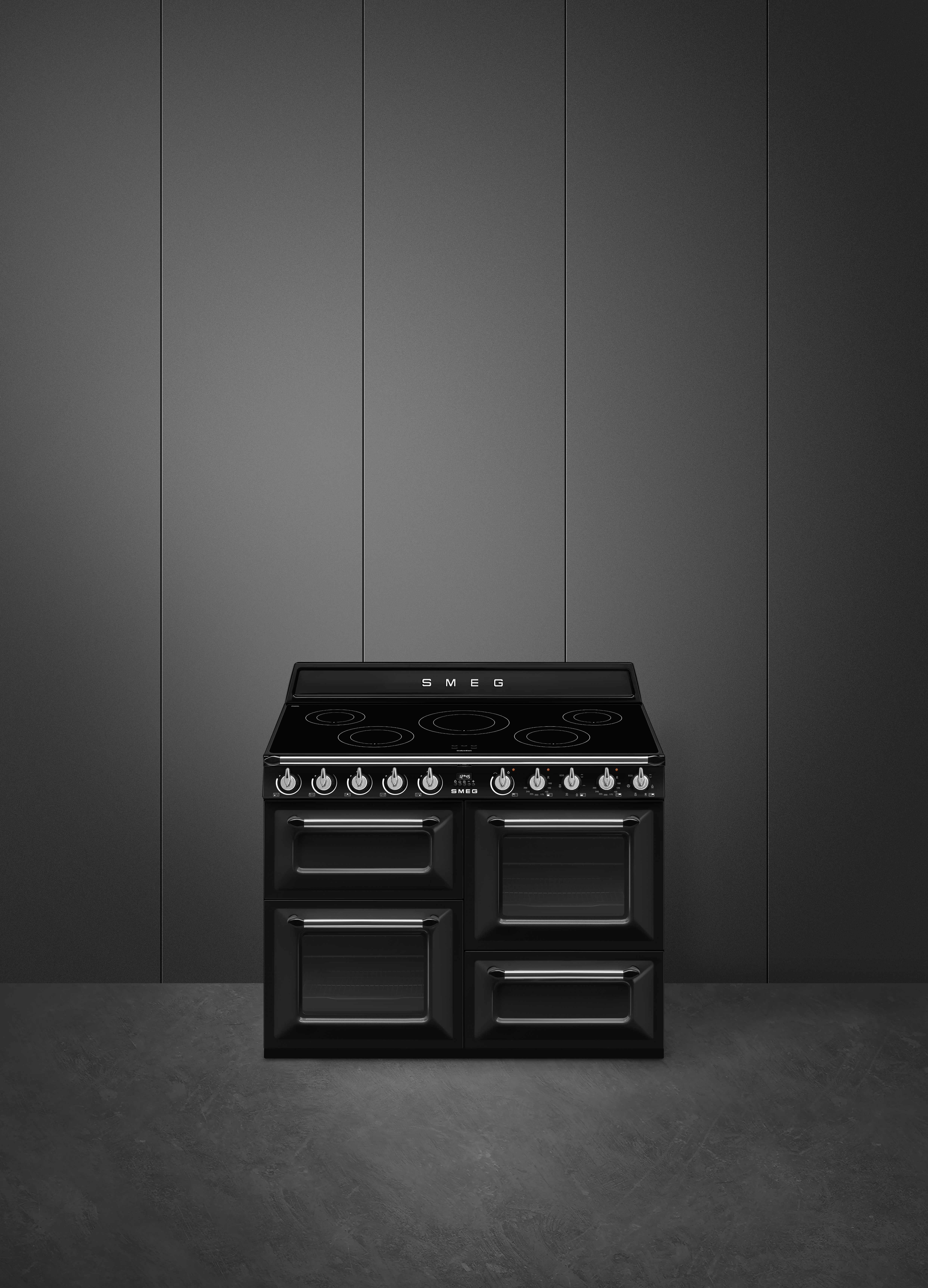 SMEG TR4110IBL2 fornuis met inductie kookplaat - 110cm