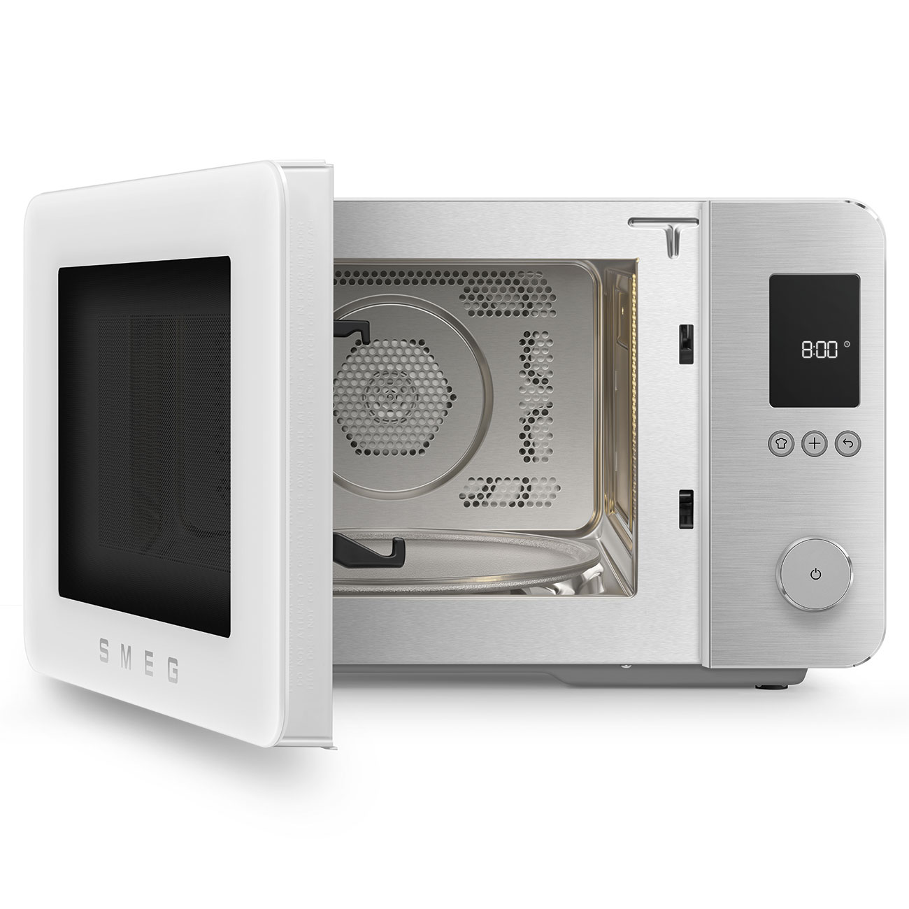 SMEG MOC02WHMEU vrijstaande microgolfoven - combi