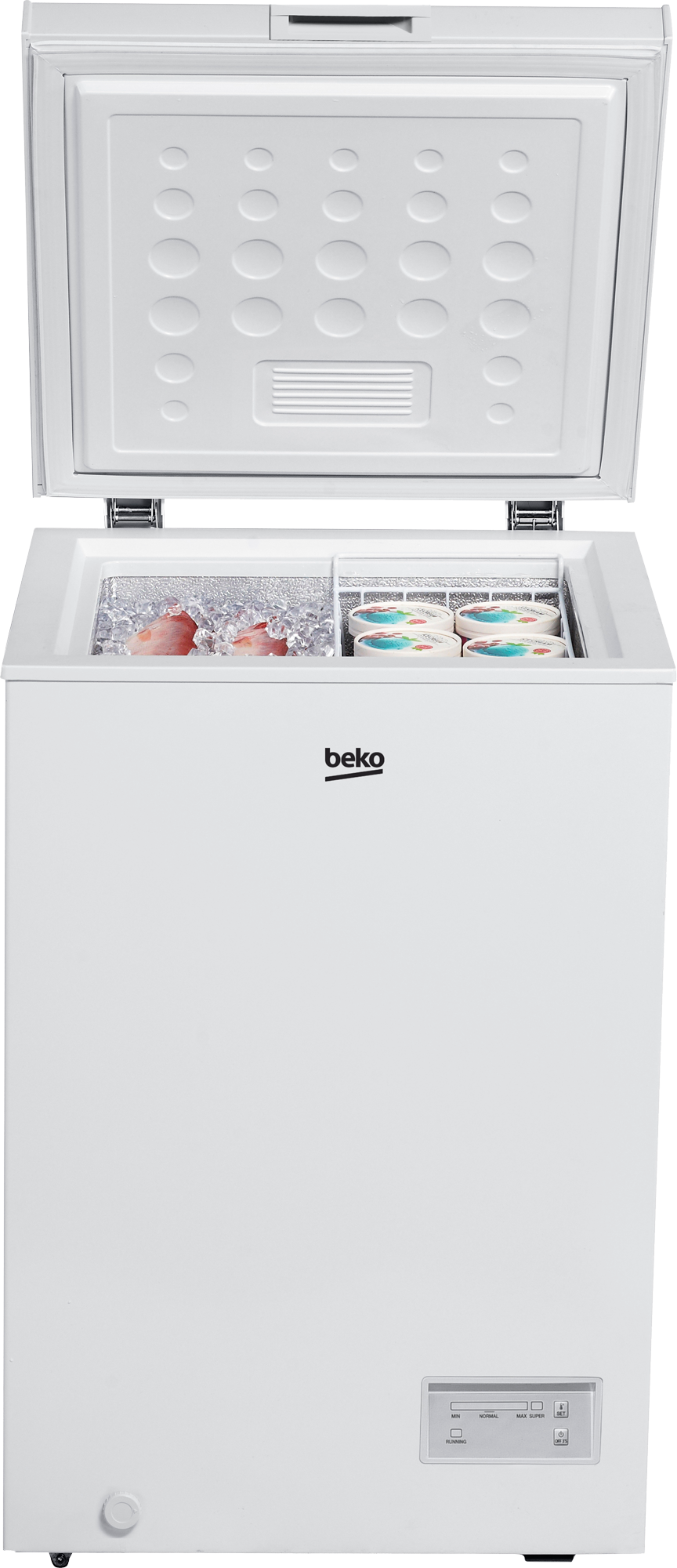 BEKO CF100EWN vrijstaande vriezer - 84cm