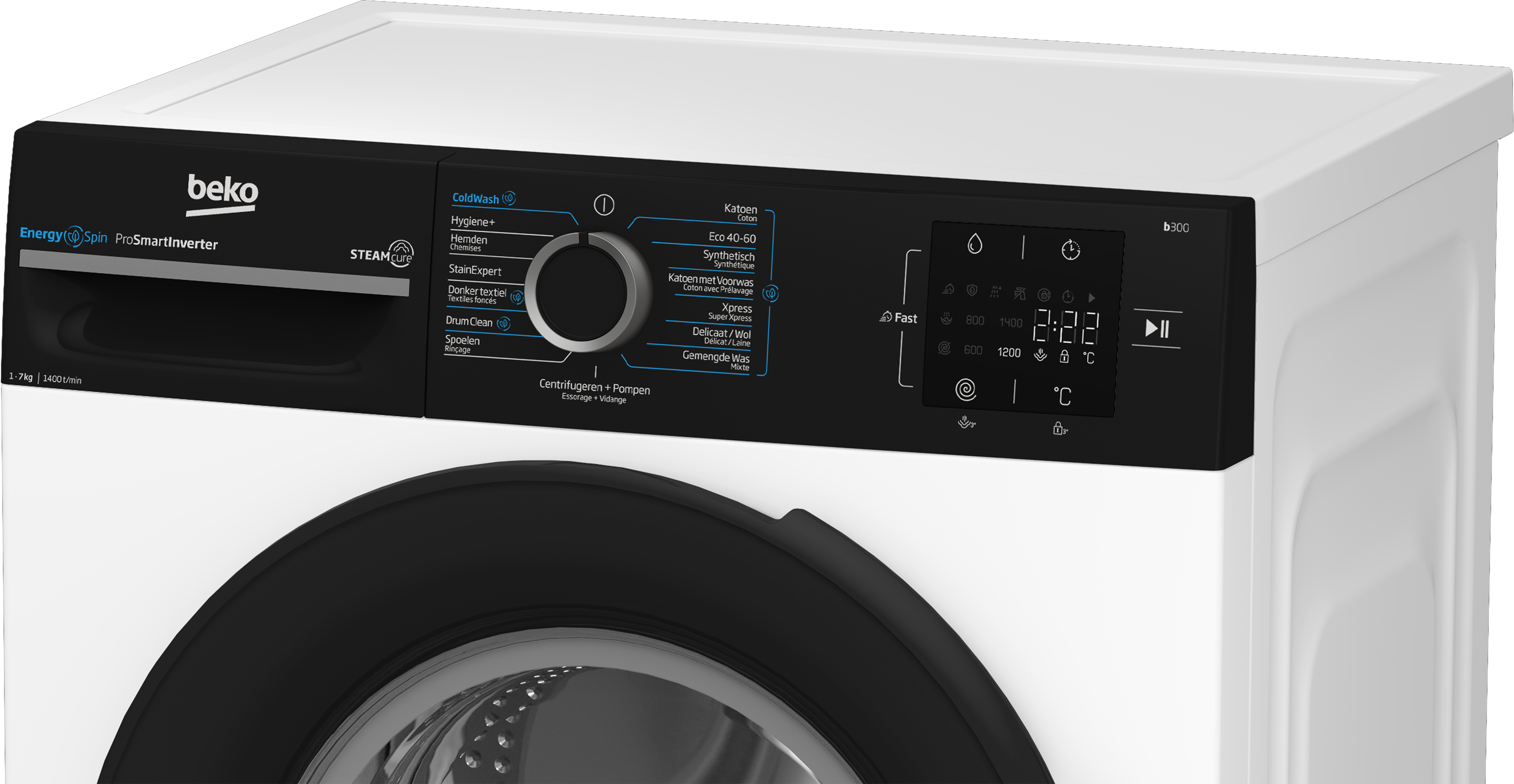 BEKO BM3WFU3741B wasmachine