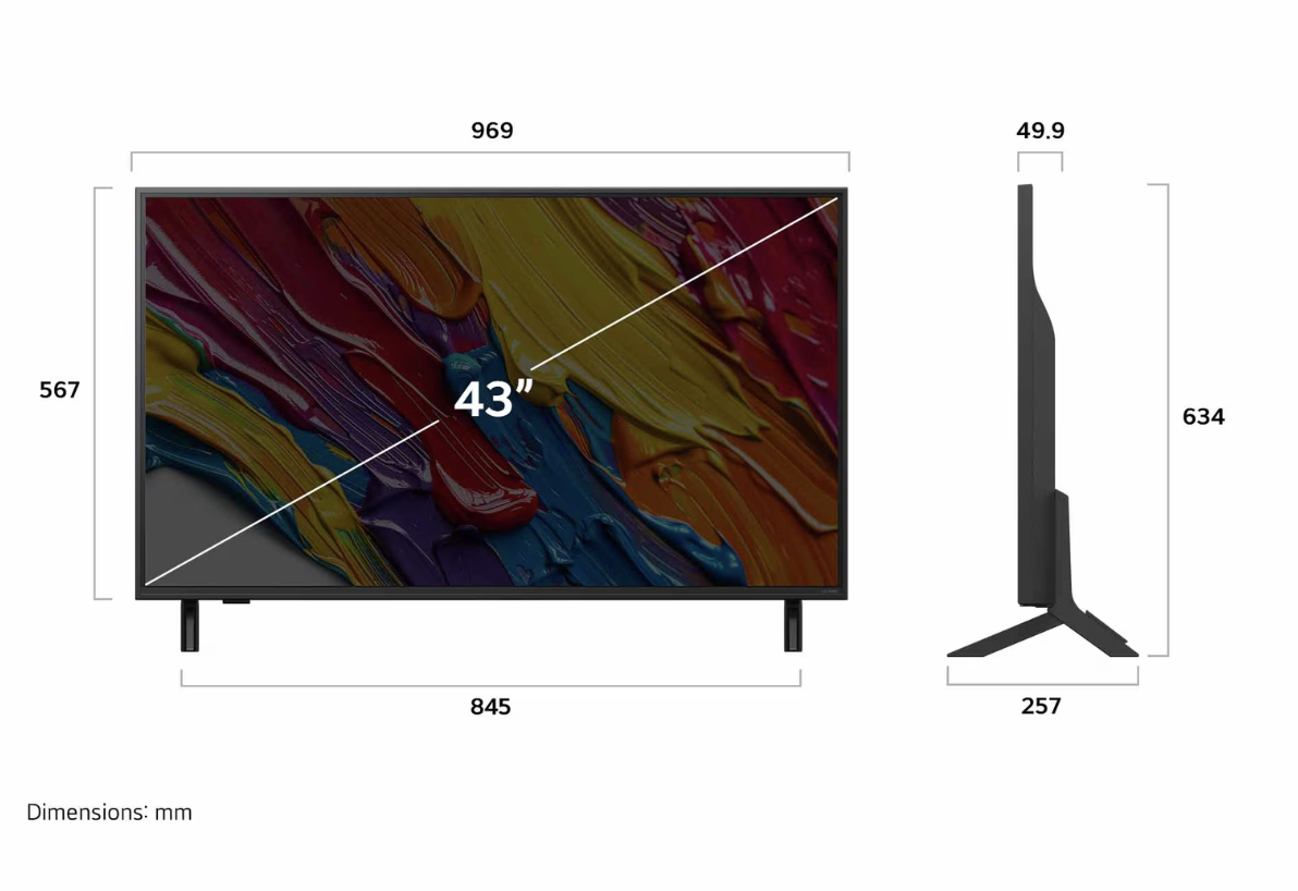 LG CE 43QNED84A6C televisie 4K UHD - 43"