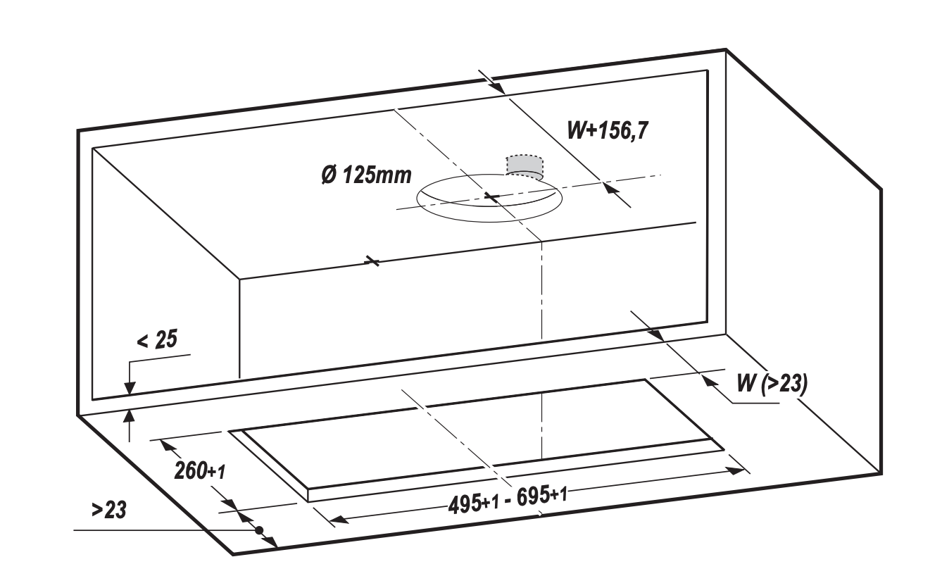 BEKO HNU51311S inbouwgroep - 53cm