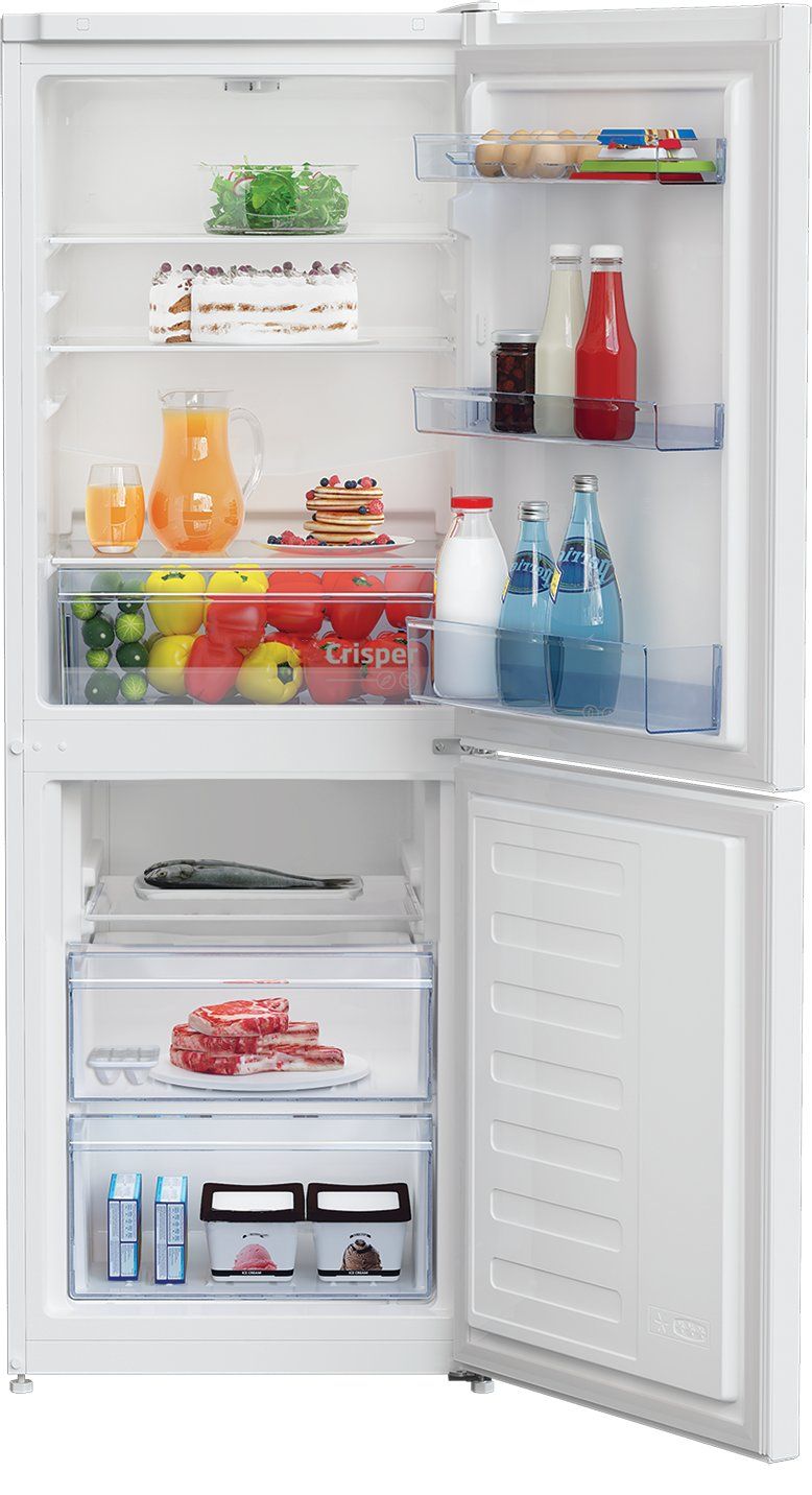 BEKO RCSA240K40WN vrijstaande koel-/vriescombinatie - 153cm