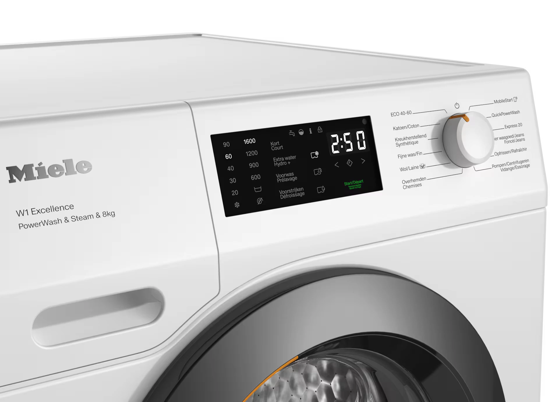 MIELE WEC395WPS CHROME EDITION wasmachine