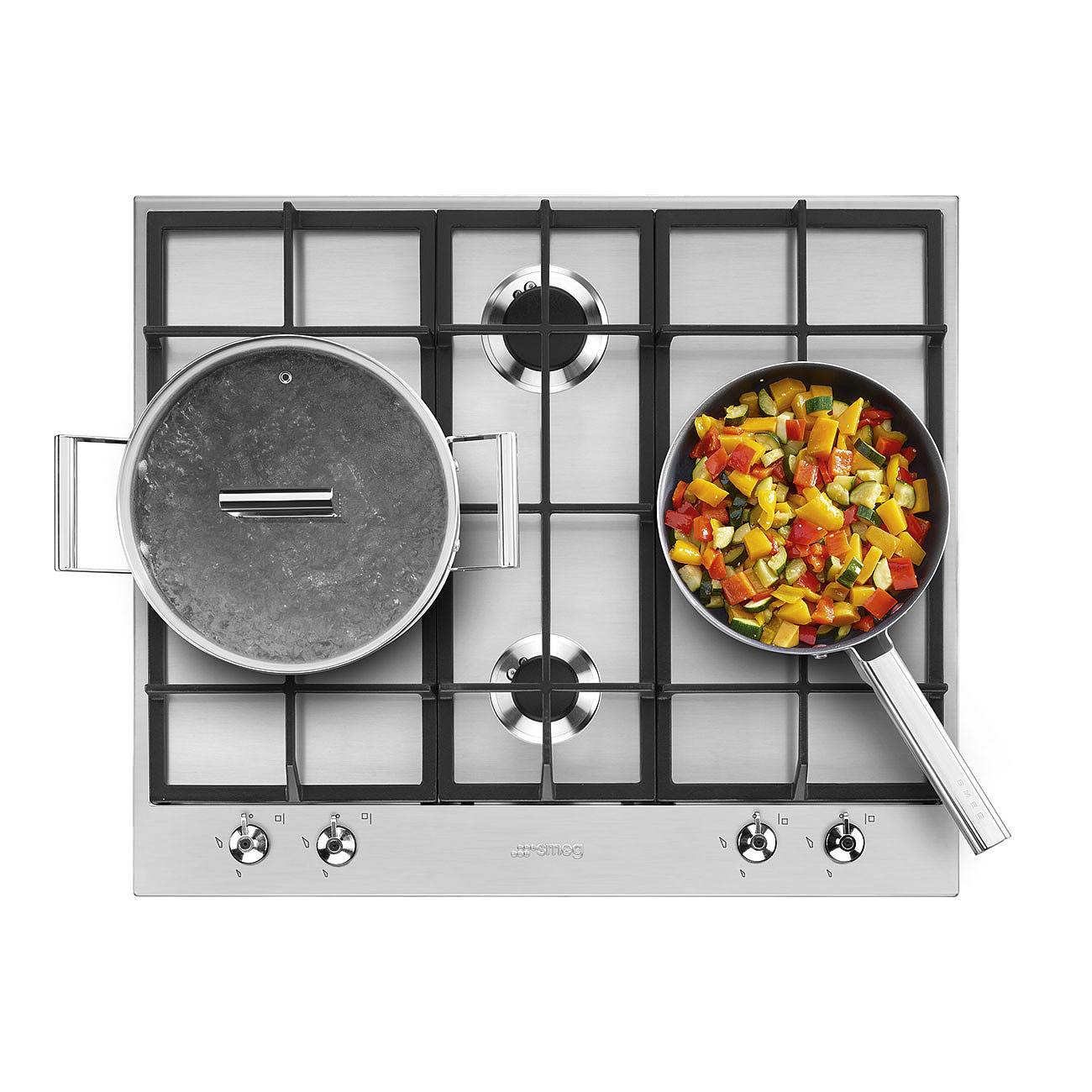SMEG PX364L gaskookplaat - 60cm