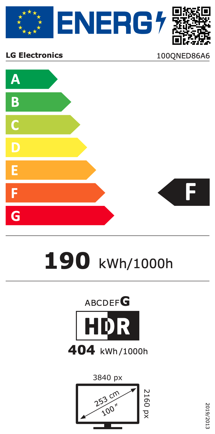 LG CE 100QNED86A6 televisie 4K UHD - 100"