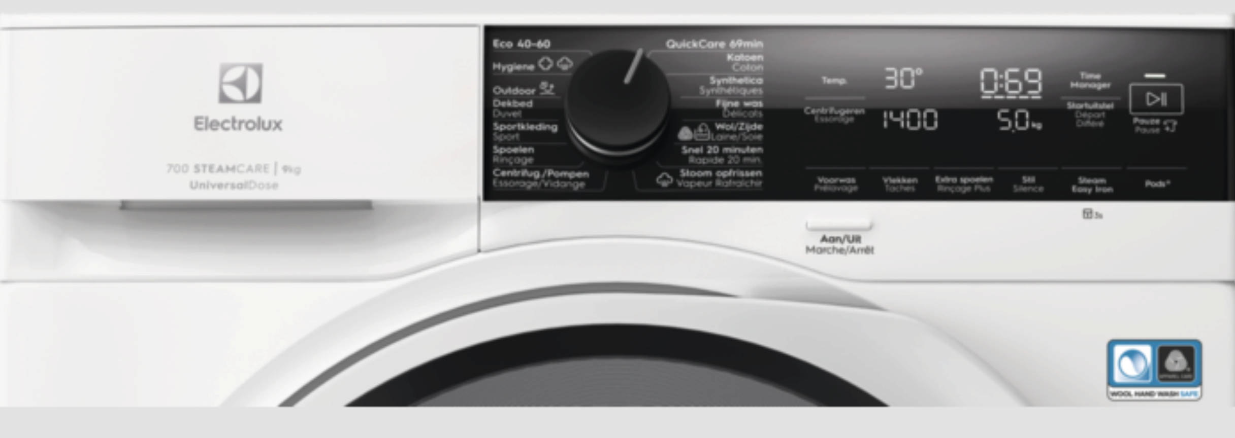 ELECTROLUX EFI7494UGW 700 wasmachine