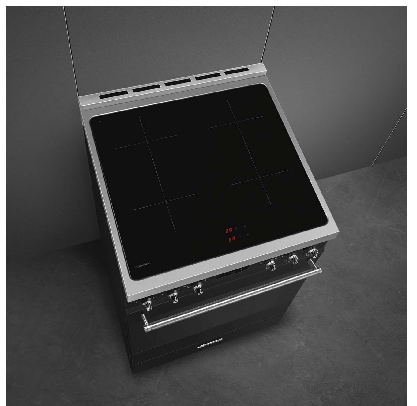 SMEG C6IPMBM2 fornuis met inductie kookplaat - 60cm