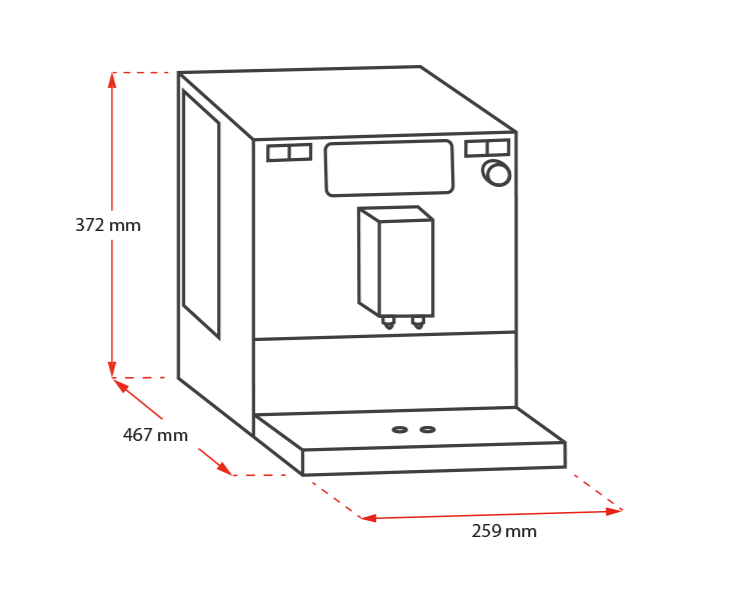 MELITTA 6761415 espresso machine