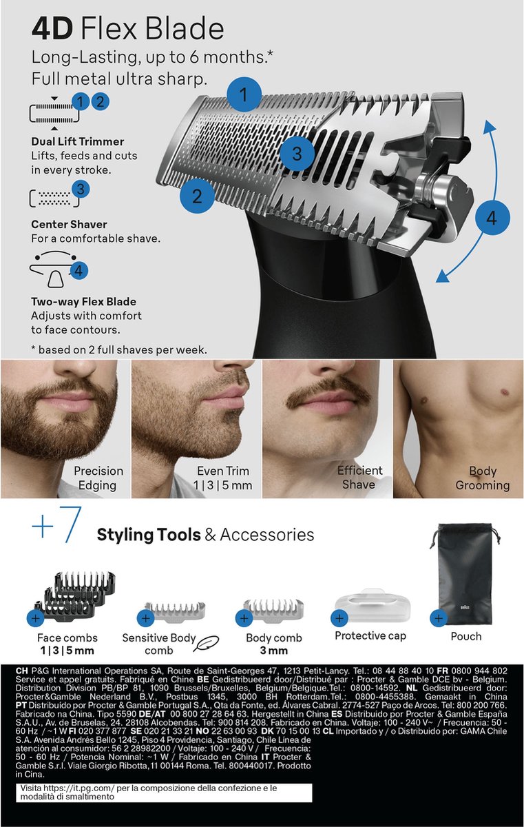 BRAUN GROOMING BGXT3200