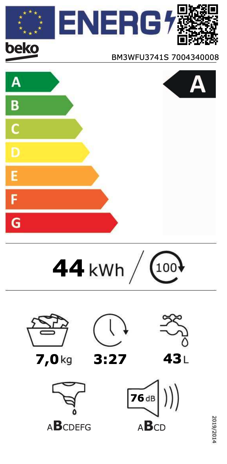 BEKO BM3WFU3741S