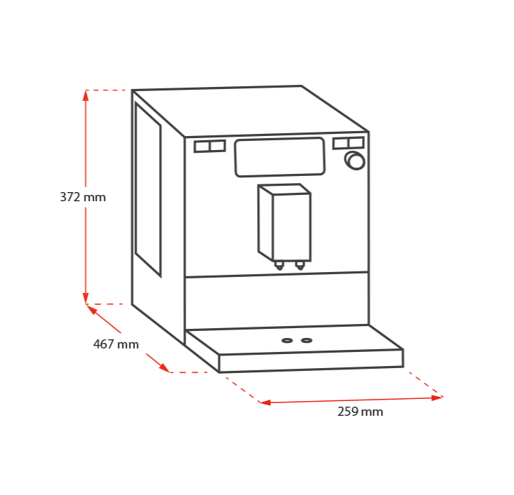 MELITTA 6761416 espresso machine
