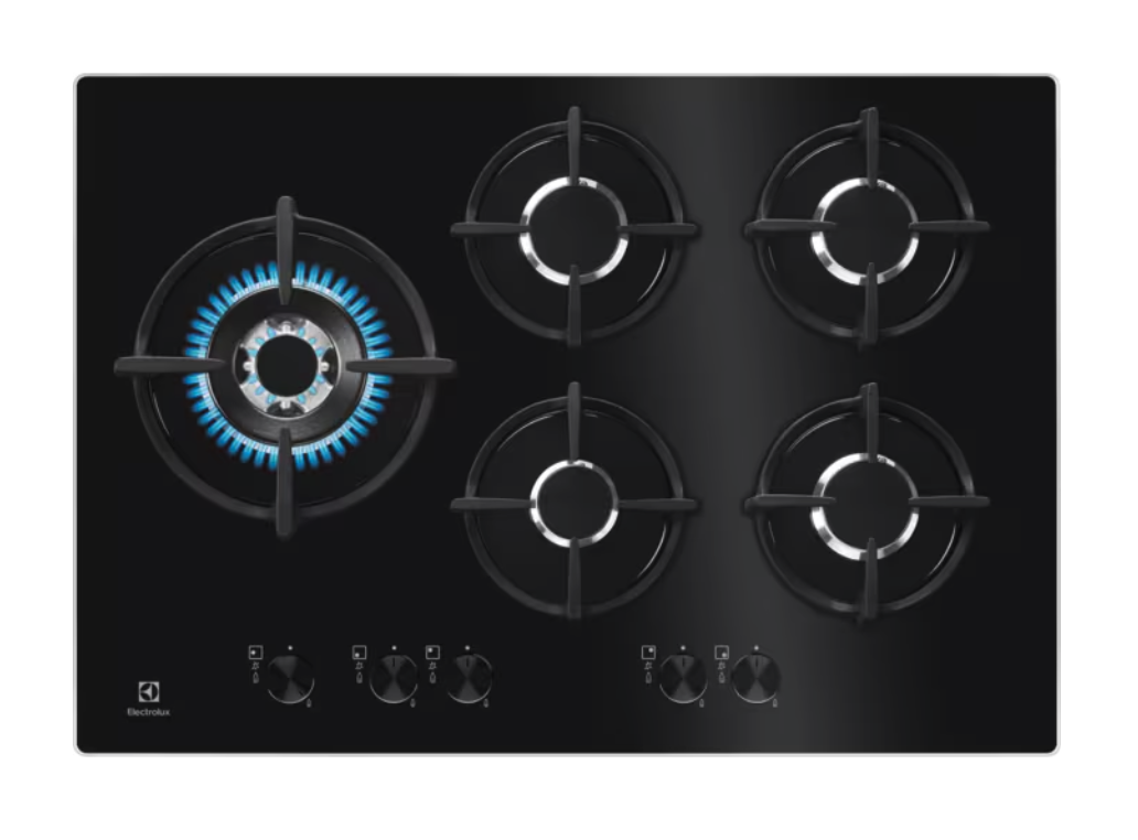 ELECTROLUX KGG7567K 600 gaskookplaat - 75cm