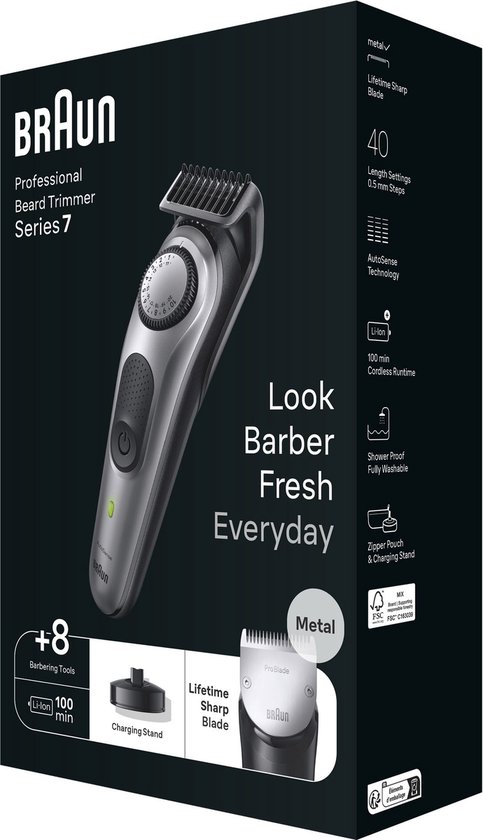 BRAUN GROOMING BGBT7420 baardtrimmer