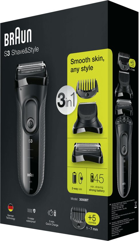 BRAUN GROOMING BGBT3000