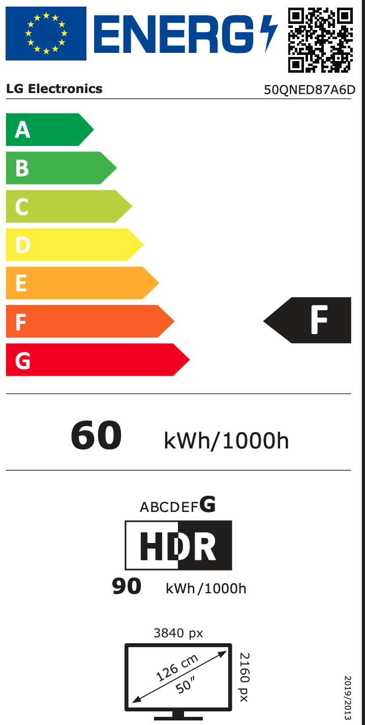LG CE 50QNED87A6D televisie 4K UHD - 50''