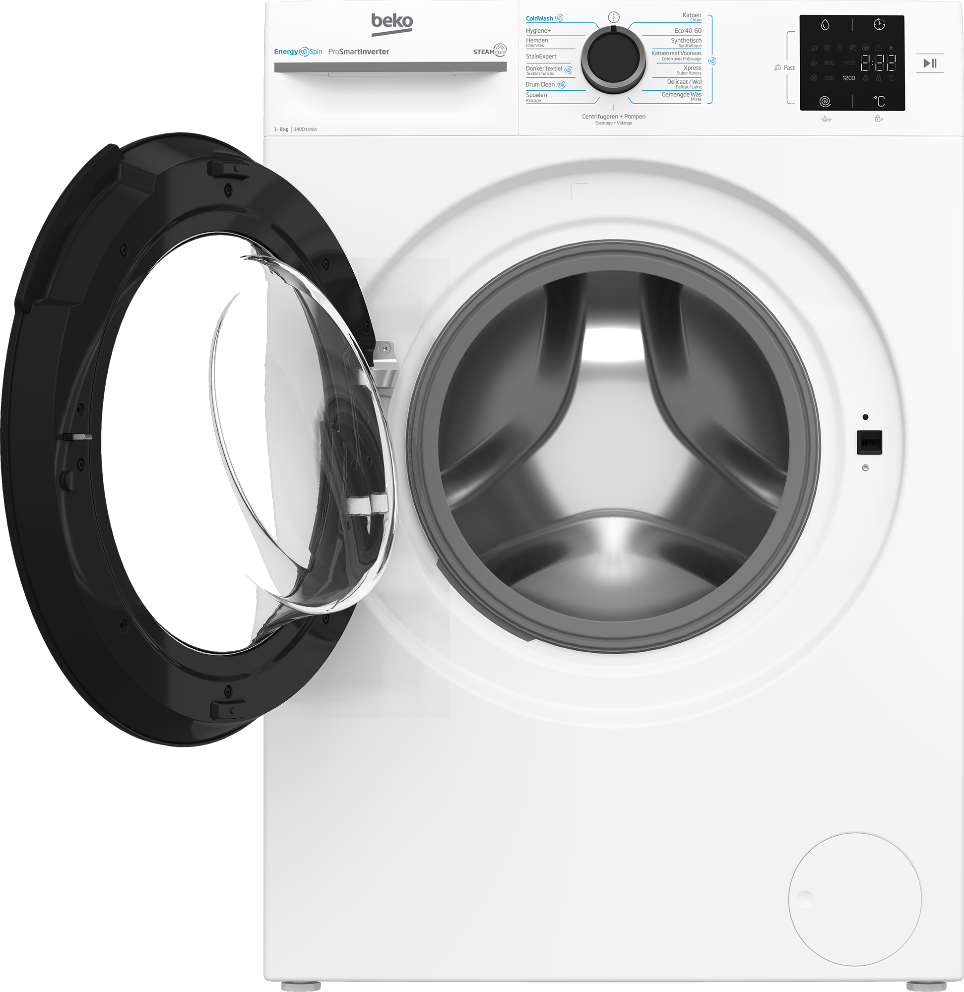 BEKO BM3WFT3841W wasmachine