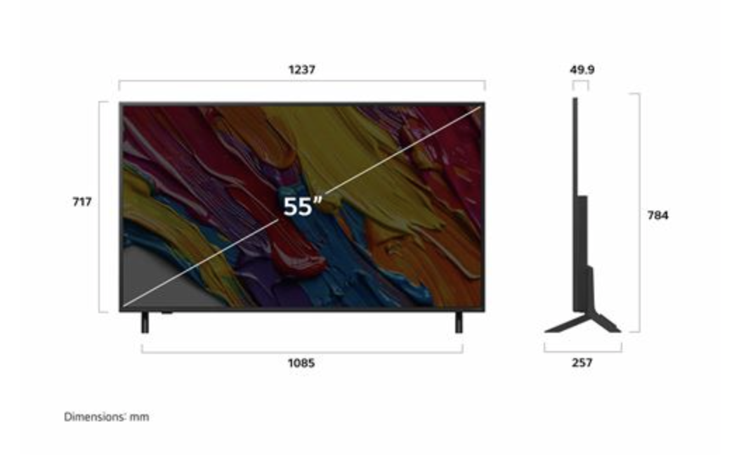 LG CE 55QNED84A6C televisie 4K UHD - 55''