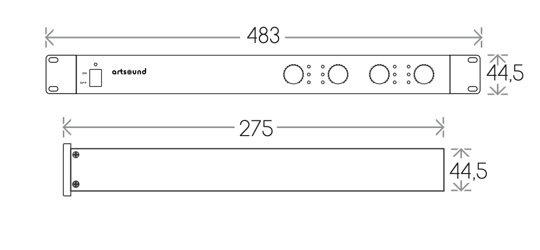 ARTSOUND PRL-1504 versterker