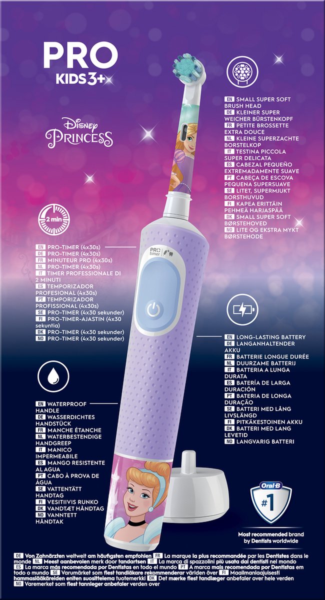 ORAL B OBKIDSPRINCESS elektrische tandenborstel