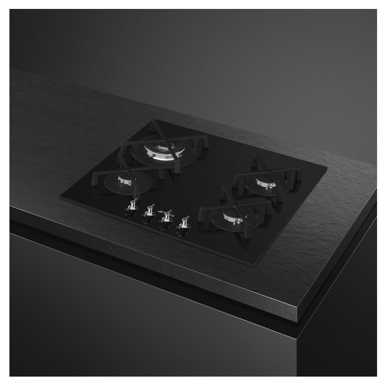 SMEG PV364N fornuis met gaskookplaat - 60cm