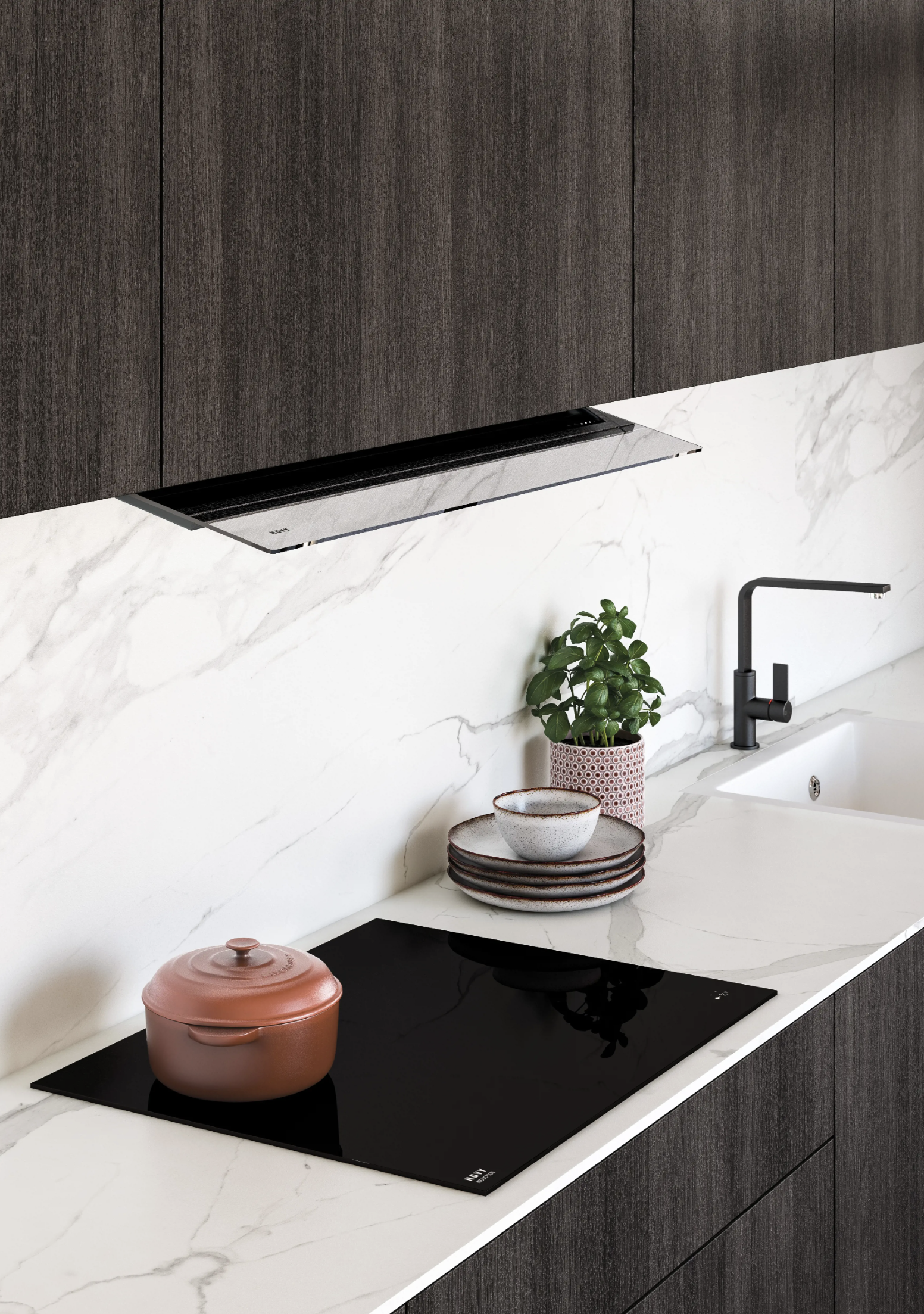 NOVY 8710 Fusion telescopische dampkap - 60cm