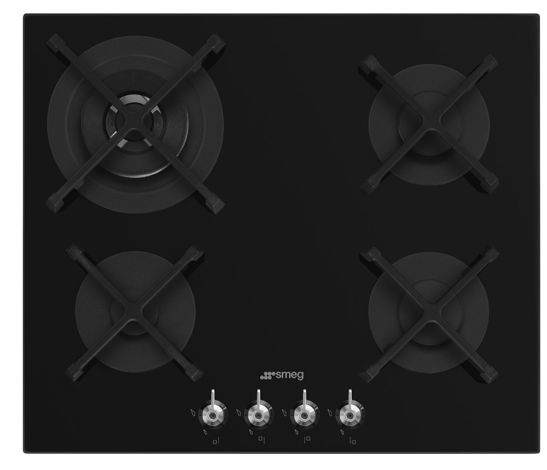 SMEG PV364N fornuis met gaskookplaat - 60cm