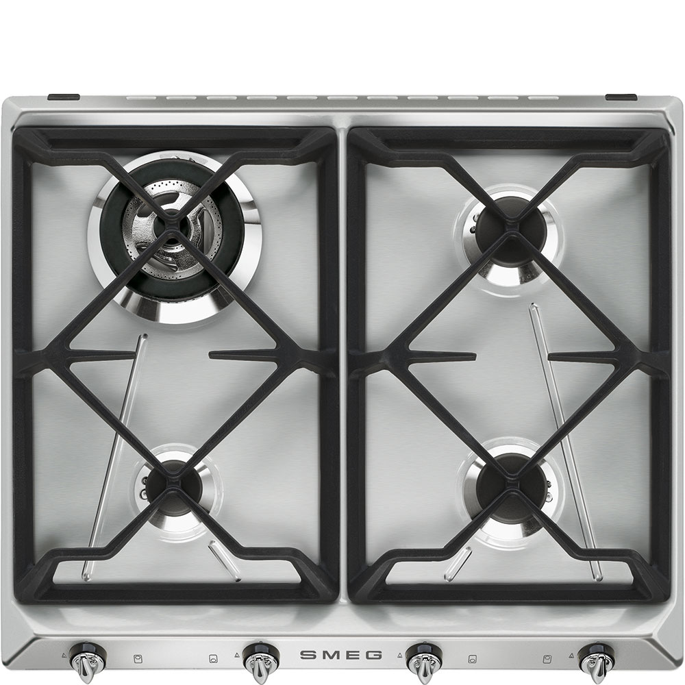 SMEG SR964XGH gaskookplaat - 60cm