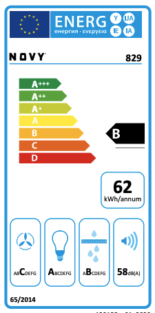 NOVY 829 inbouwgroep - 86cm