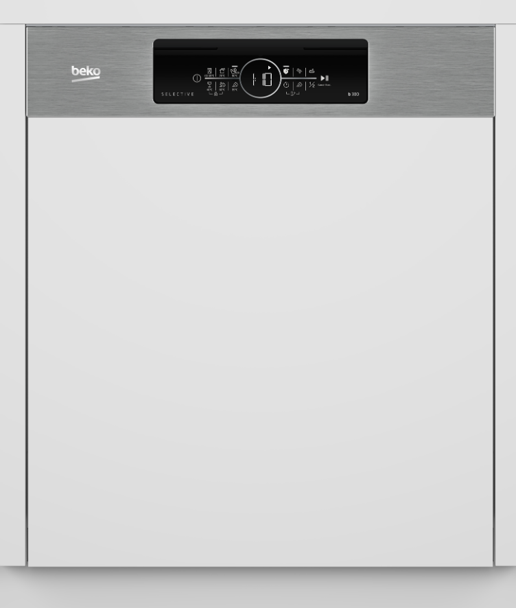 BEKO BDSN36640XC2 vaatwasser met bedieningspaneel