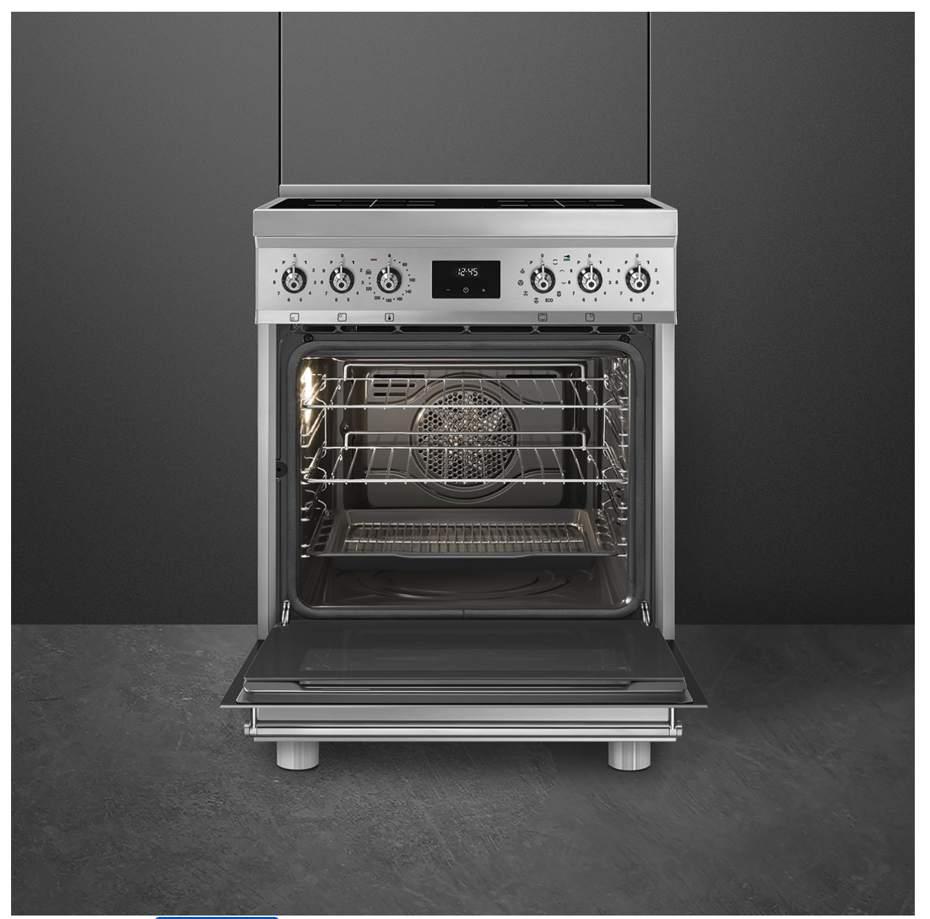 SMEG C6IPXM2 fornuis met inductie kookplaat - 60cm