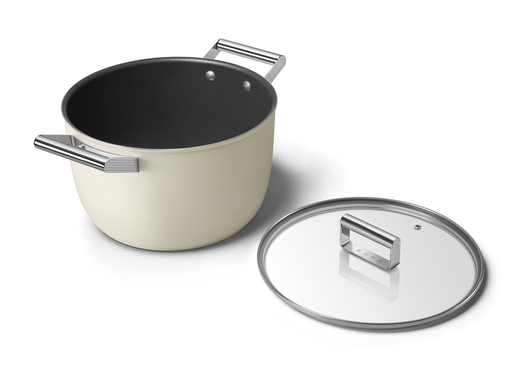 SMEG CKFC2611CRM kookpot met deksel