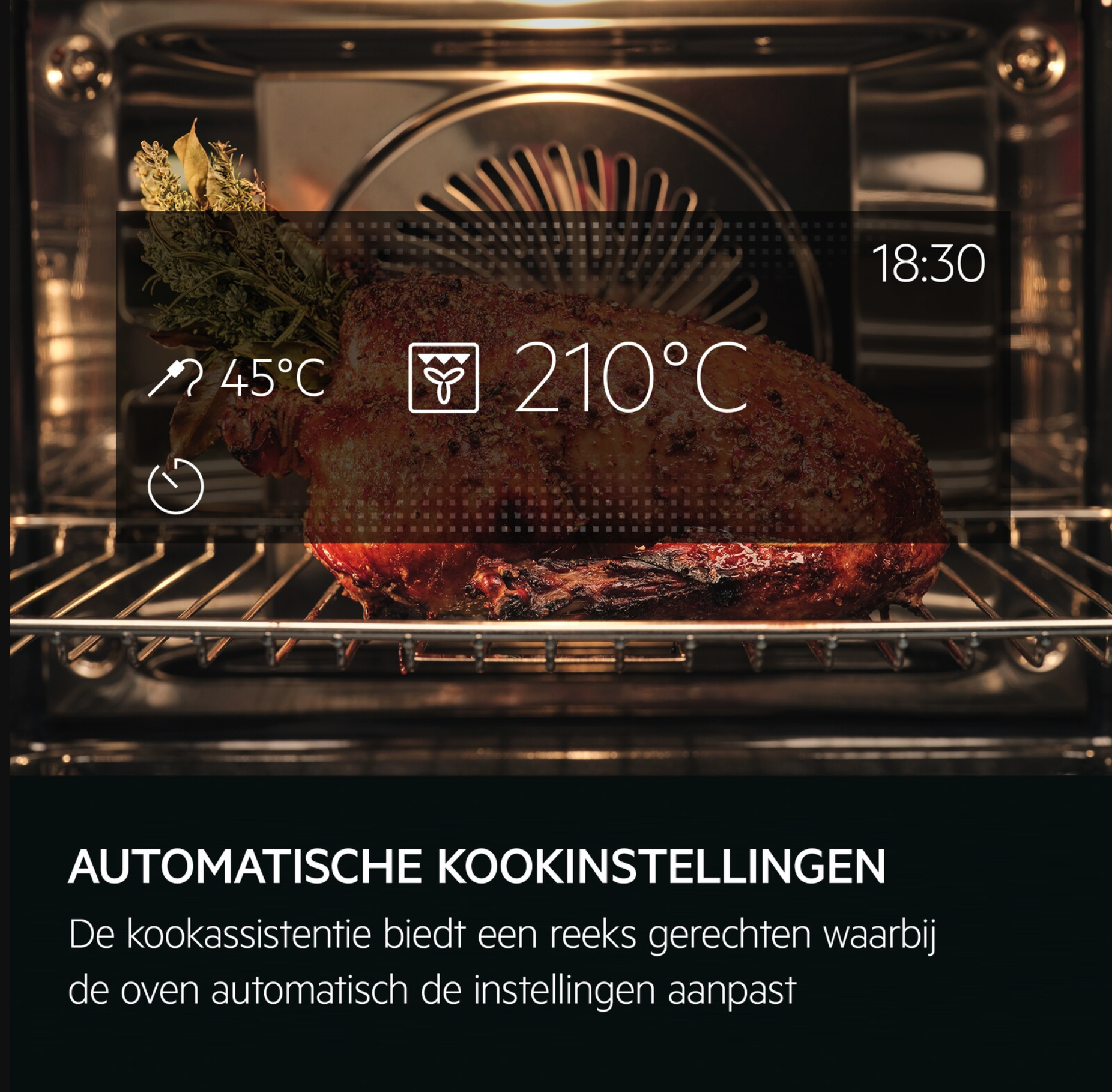 AEG TK8NK621B 8000 multifunctionele oven met microgolfoven - 45cm