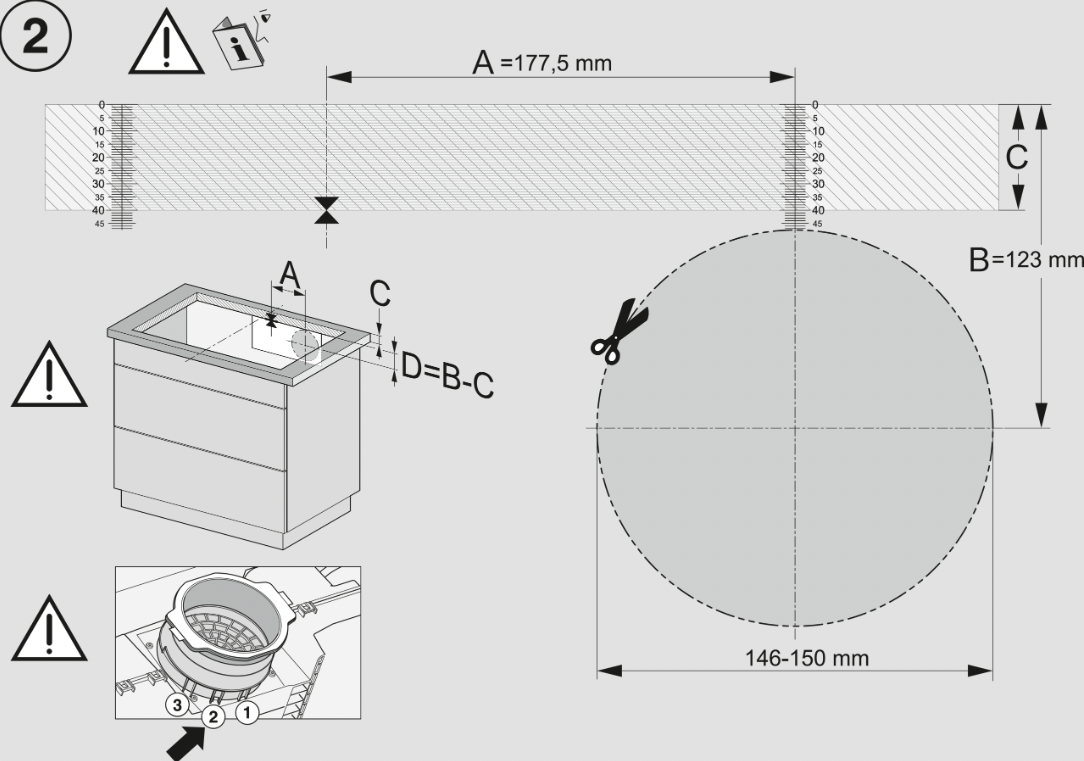 MIELE KMDA7473FL-UBLACK kookplaat met afzuiging - 80cm