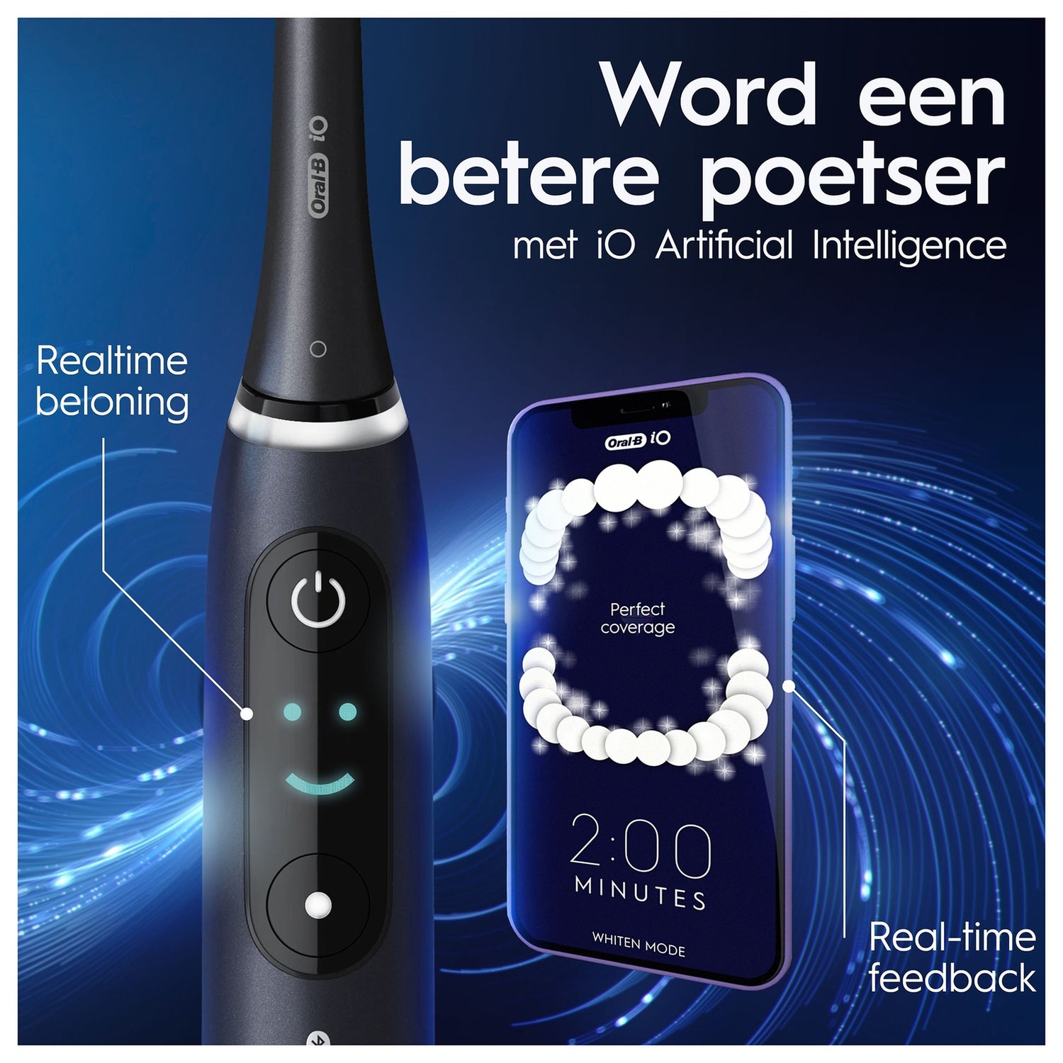 ORAL B OBIO8BL elektrische tandenborstel