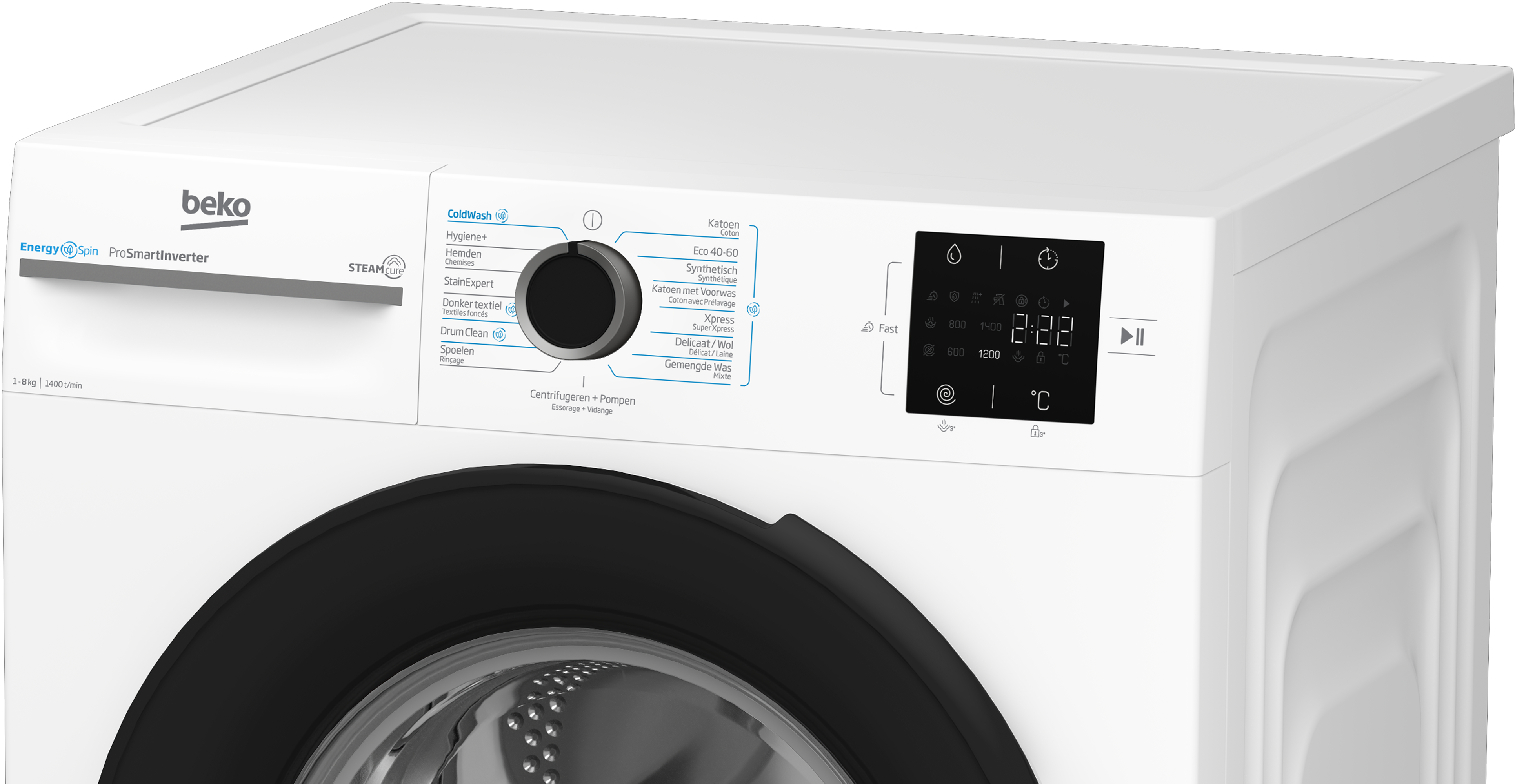 BEKO BM3WFT3841W wasmachine