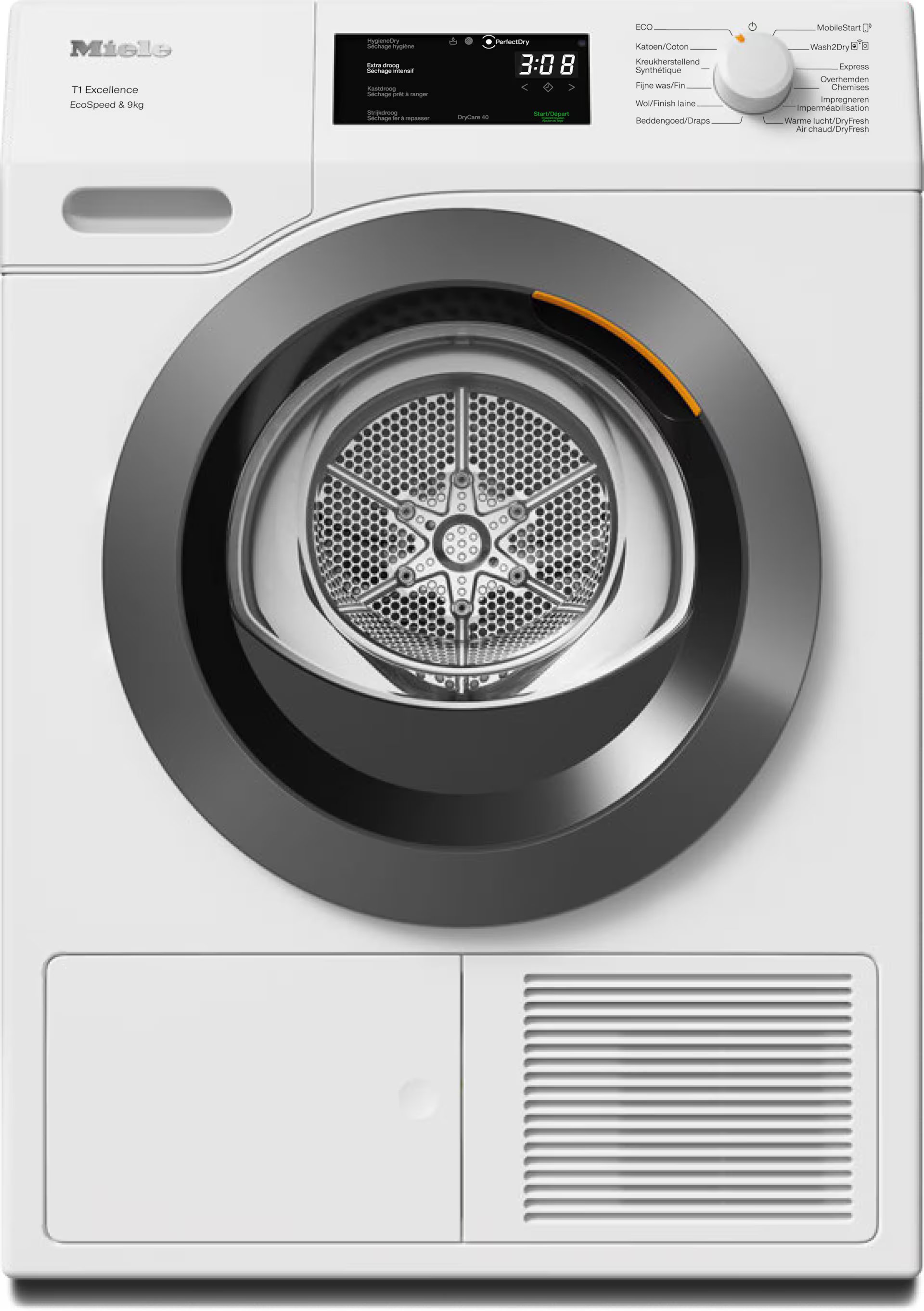 MIELE TED655WP CHROME EDITION droogkast