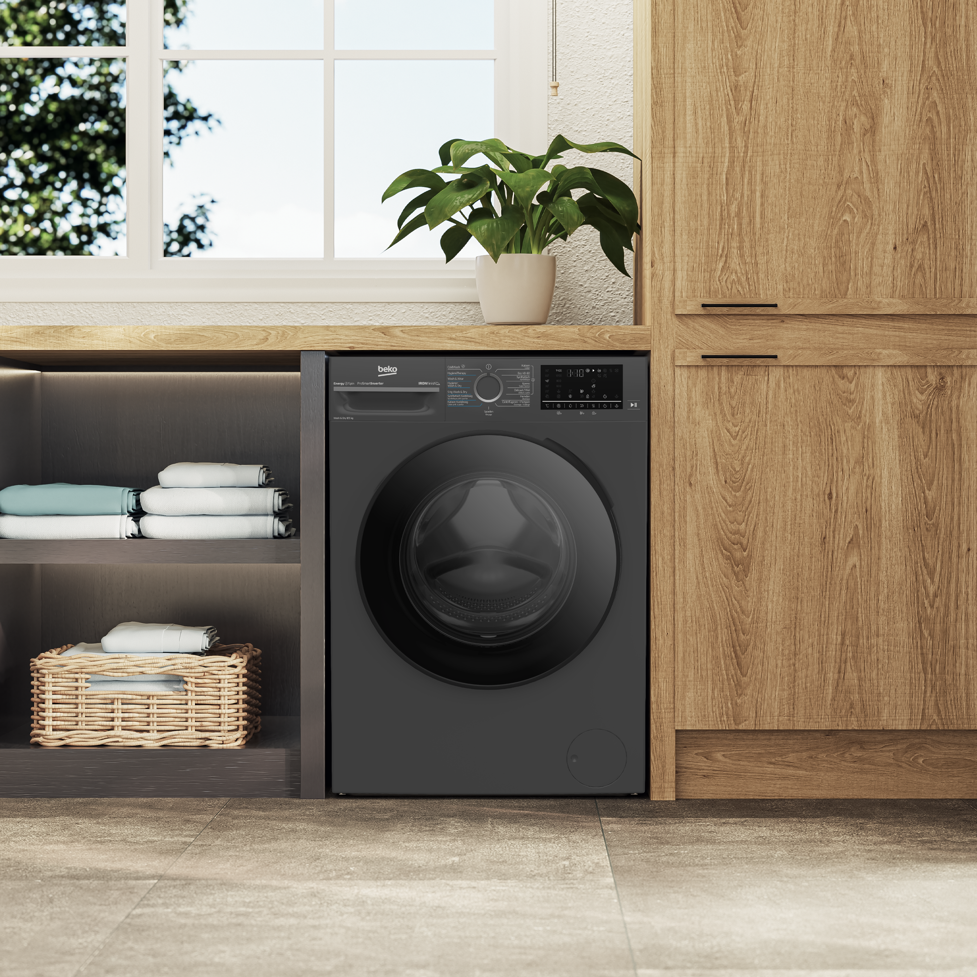 BEKO BM5DFT4841A was- droogcombinatie