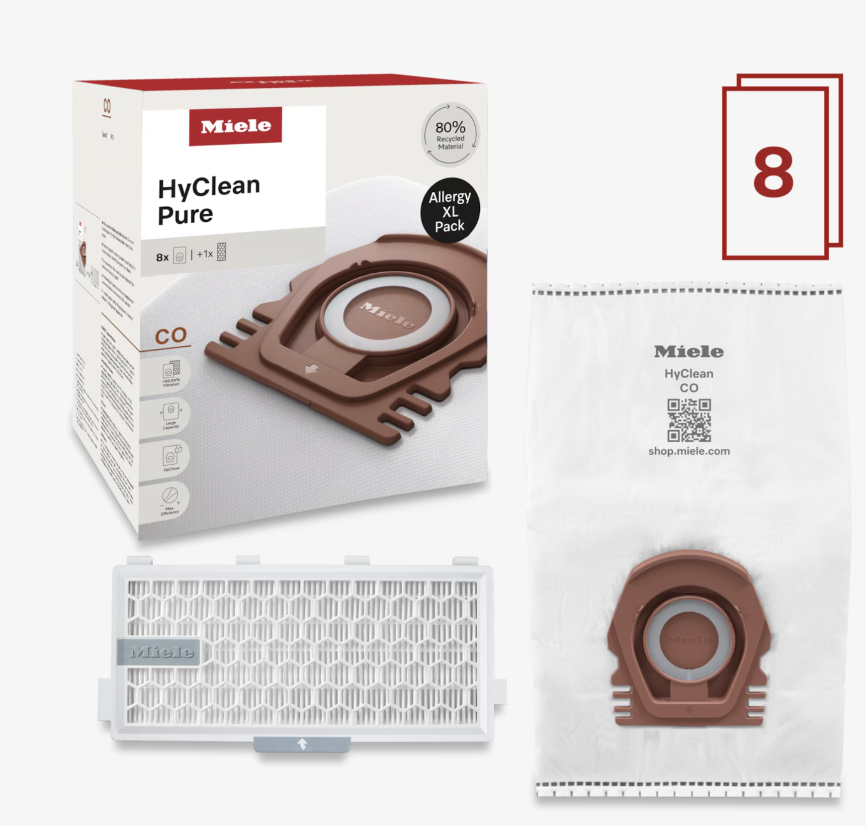 MIELE ALLERGYXLHYCLEANPURECO+HA50