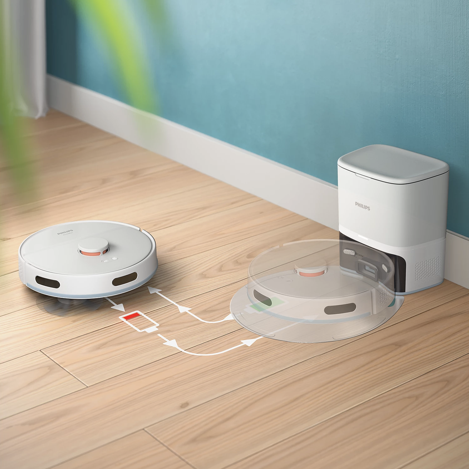PHILIPS PDXU2100/20 robotstofzuiger
