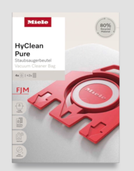 MIELE FJMHYCLEANPURE80RECYCLED4PACK stofzuigerzak