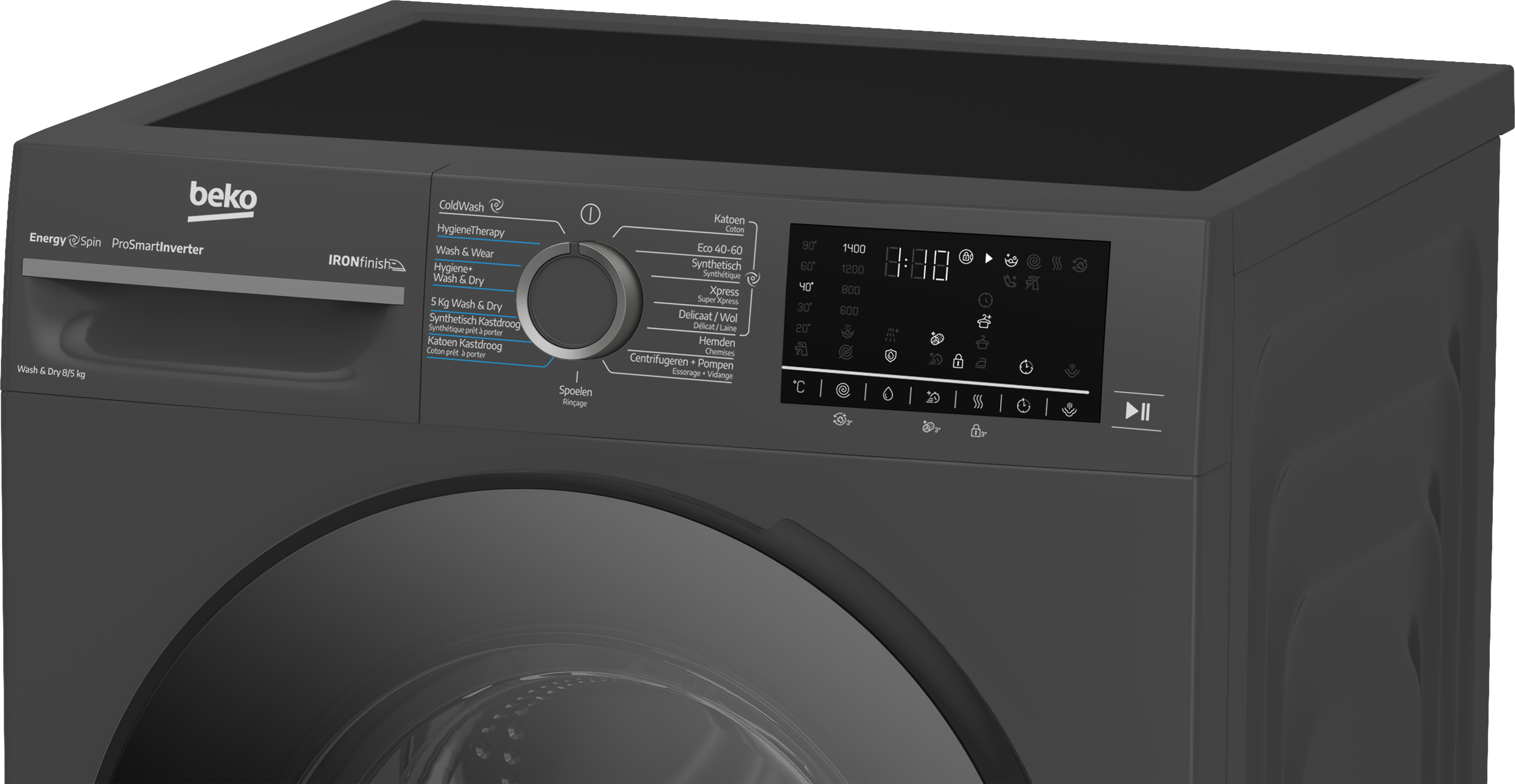 BEKO BM5DFT4841A was- droogcombinatie