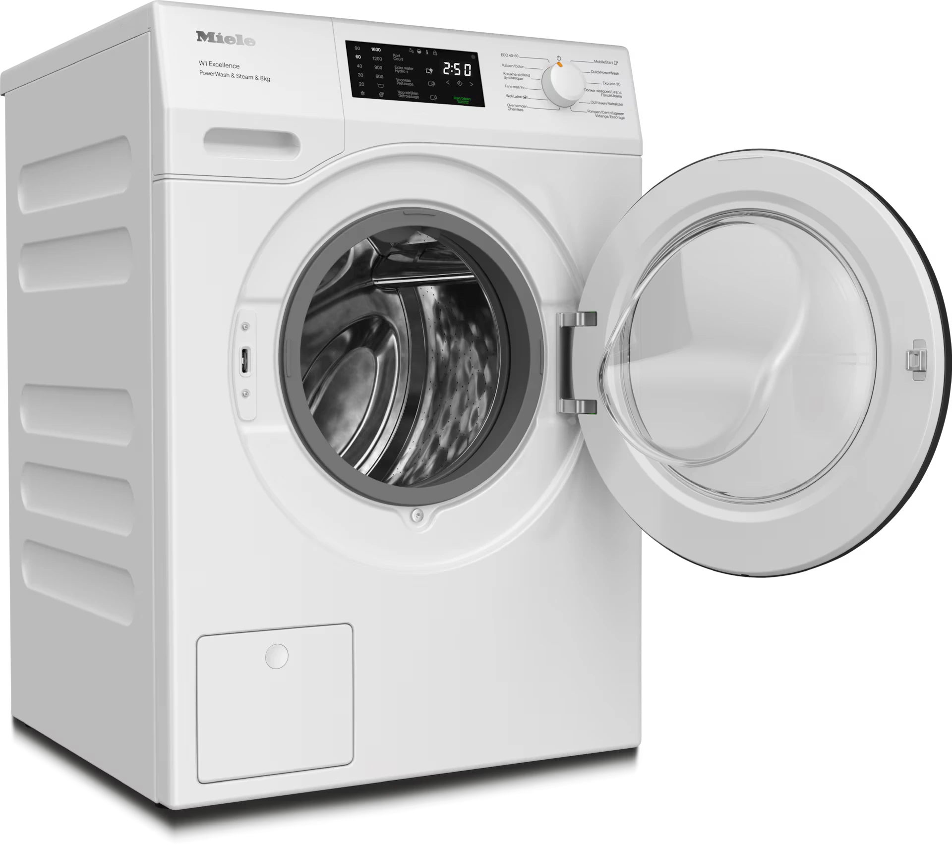 MIELE WEC395WPS CHROME EDITION wasmachine