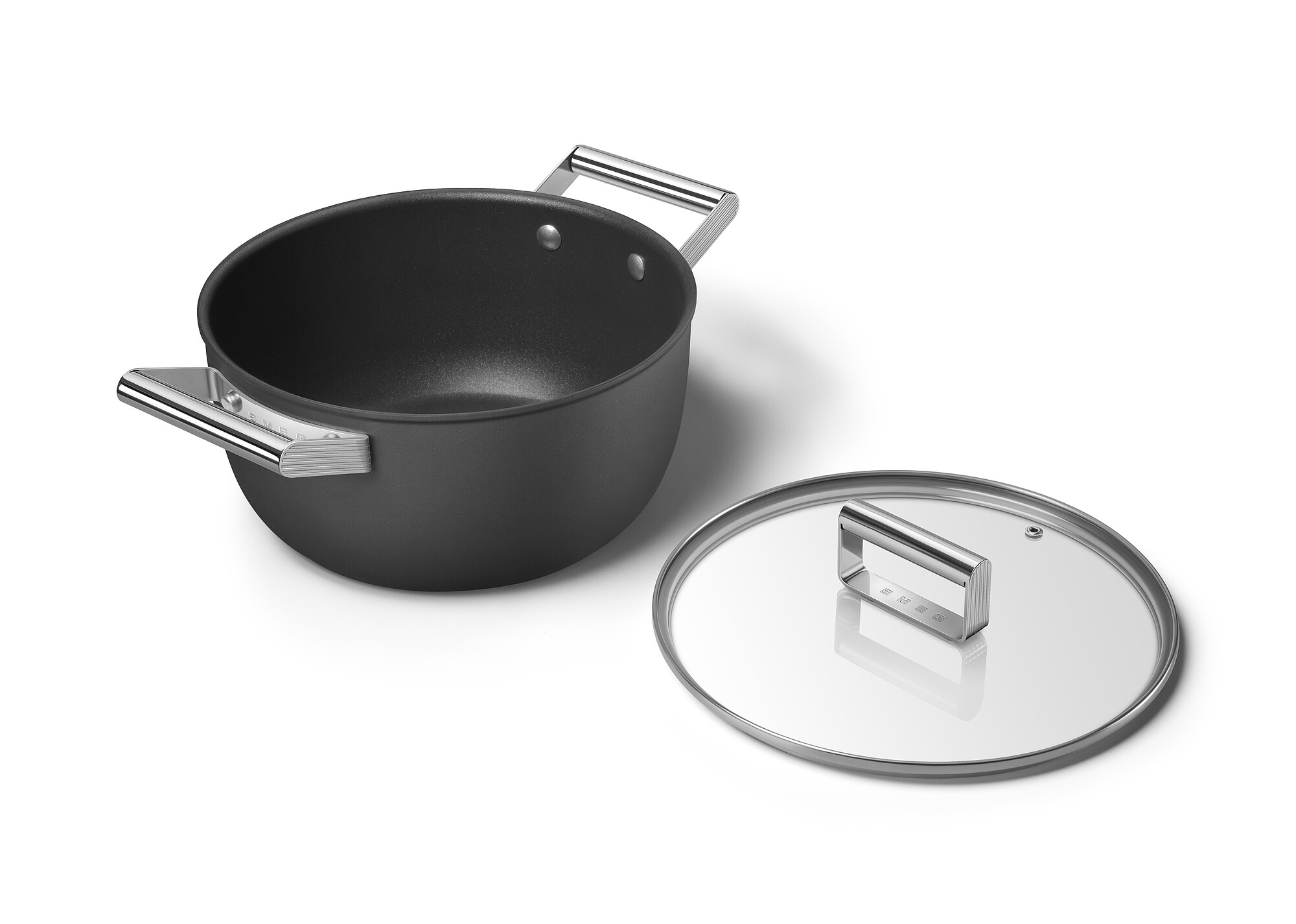 SMEG CKFC2411BLM kookpot met deksel