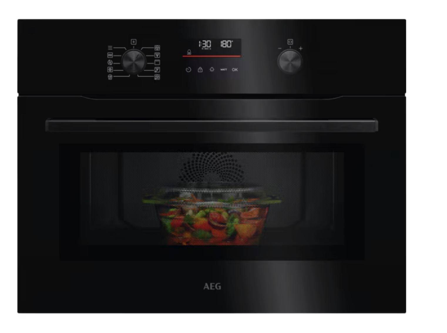 AEG OO5NK40K 5000 multifunctionele oven met microgolfoven - 45cm